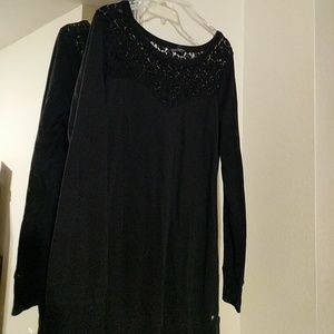 Long sleeve lace sweater